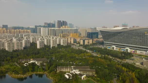 Chengdu Čína Duben Timelapse Chengdu New Century Global Center Chengdu — Stock video