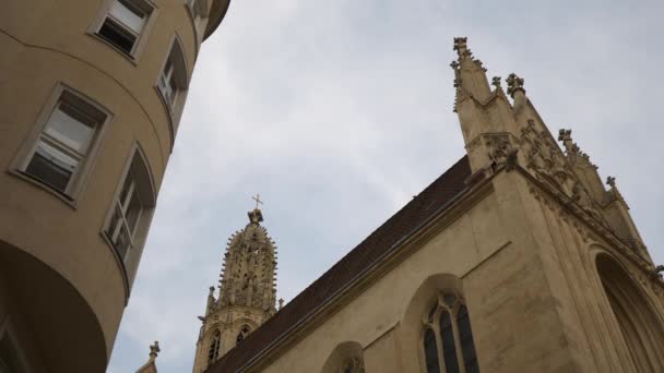 Vienna Oostenrijk Juli 2019 Zonnige Dag Het Centrale Plein Van — Stockvideo