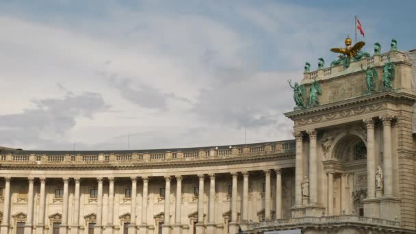 Vienna Oostenrijk Juli 2019 Zonnige Dag Het Centrale Plein Van — Stockvideo