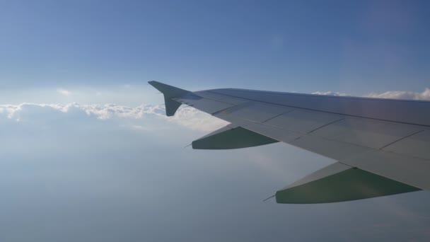 在维也纳上空惊人的飞机飞行画面 — 图库视频影像