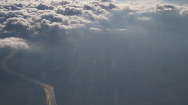 Viyana Nın Üstündeki Inanılmaz Uçak Görüntüleri — Stok video