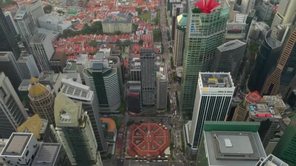 싱가포르 하향식 파노라마 — 비디오