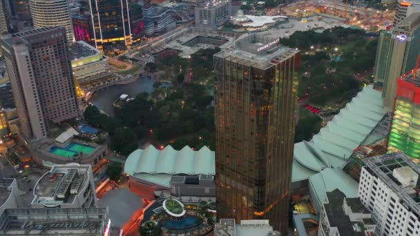 Kuala Lumpur Malezja Września 2019 Słoneczny Dzień Kuala Lumpur Panorama — Wideo stockowe