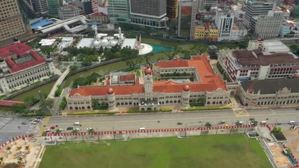 Kuala Lumpur Maleisië September 2019 Zonnige Dag Kuala Lumpur Downtown — Stockvideo