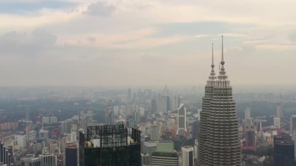 Kuala Lumpur Malaysia September 2019 Sonniger Tag Kuala Lumpur Innenstadt — Stockvideo