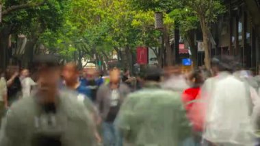 Nanjing Şehri üzerindeki gündüz uçuşu hava trafiği panorama 4K zaman ölçümü