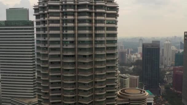 Kuala Lumpur Malaisie Septembre 2019 Jour Timekuala Lumpur Downtown Aerial — Video