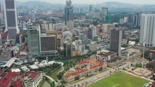 Kuala Lumpur Malaysia Setembro 2019 Dia Ensolarado Kuala Lumpur Downtown — Vídeo de Stock