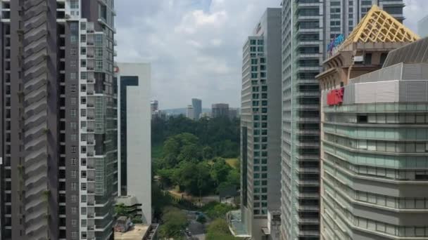 Κουάλα Λουμπούρ Μαλαισία Σεπτεμβρίου 2019 Ηλιόλουστη Μέρα Kuala Lumpur Downtown — Αρχείο Βίντεο