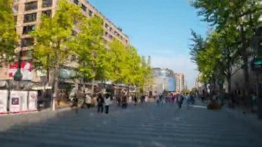 Gündüz vakti hangzhou şehir merkezi trafik manzarası 4k zaman dilimi porselenleri