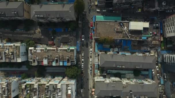 Dagtid Flygning Över Nanjing Stadstrafik Antenn Panorama Bilder — Stockvideo