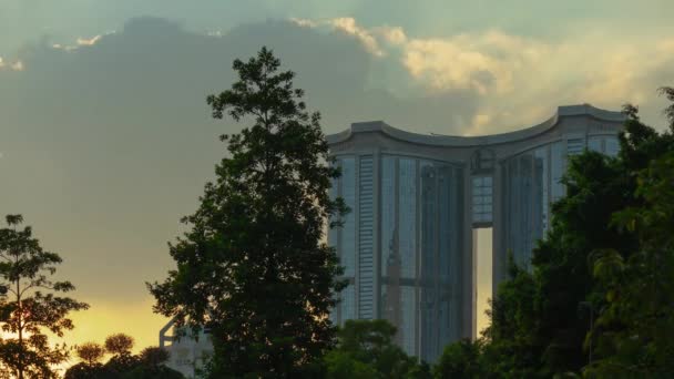 Dia Tempo Guangzhou Paisagem Urbana Industrial Panorama Aéreo Imagens China — Vídeo de Stock