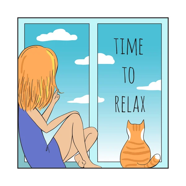 Zeit zum Entspannen — Stockvektor