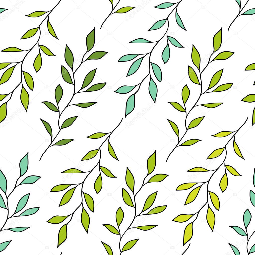 Seamless pattern of the branches