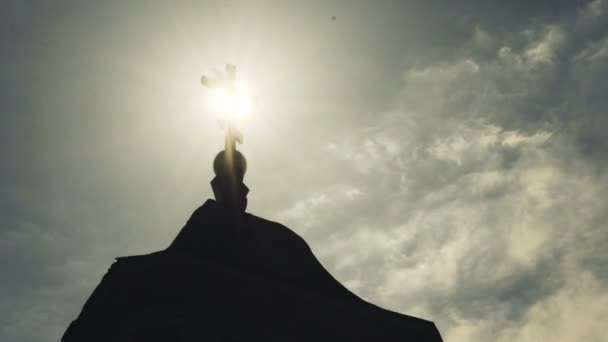 Υπέροχο Ορθόδοξη Εκκλησία time-lapse — Αρχείο Βίντεο