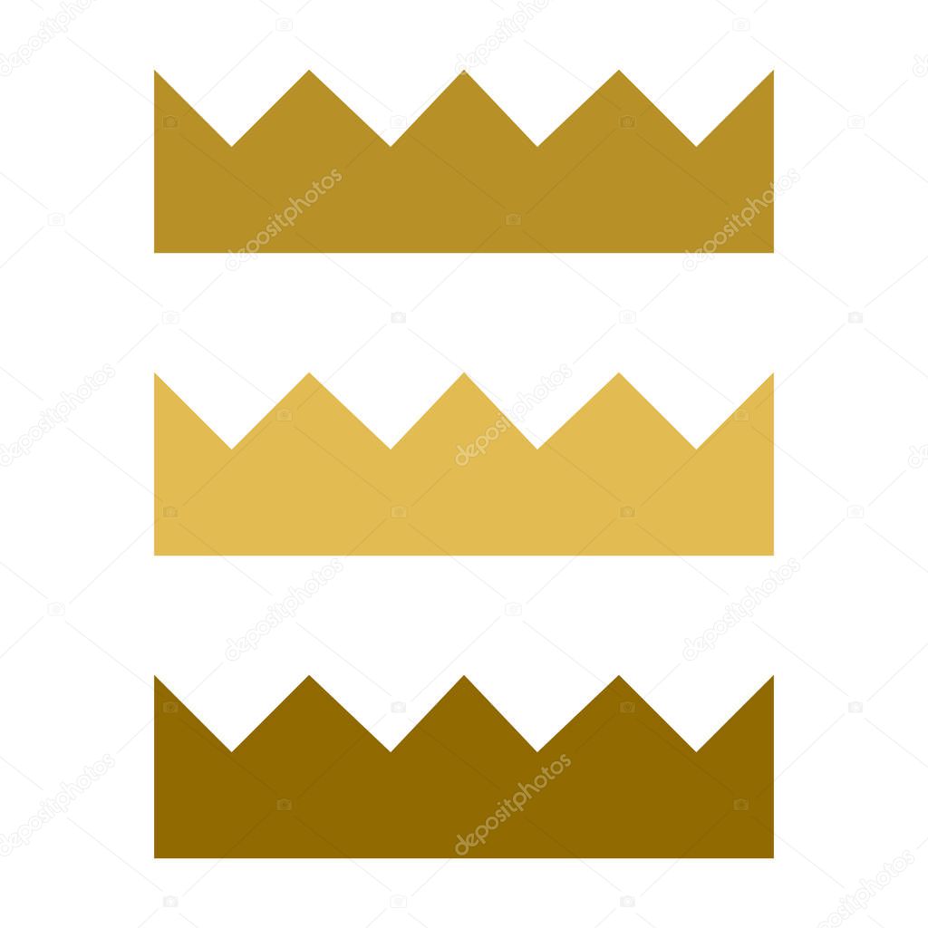 Download Golden crown silhouette icon image. Princess crown gold ...