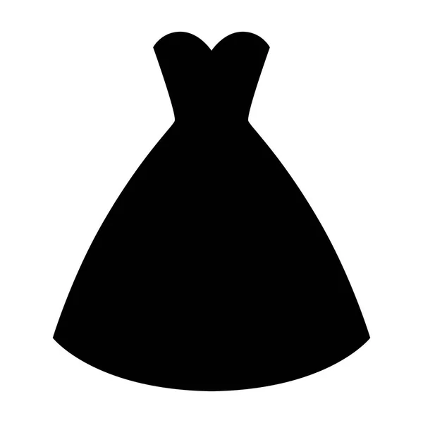Kobieta ślub sukienka sylwetka. Prosta i elegancka kobieta moda sukienka. Ilustracja wektorowa. Wektor Stockowy