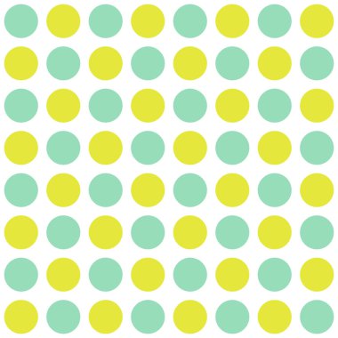 Kesintisiz renkli daireler desen. Vektör çizim.