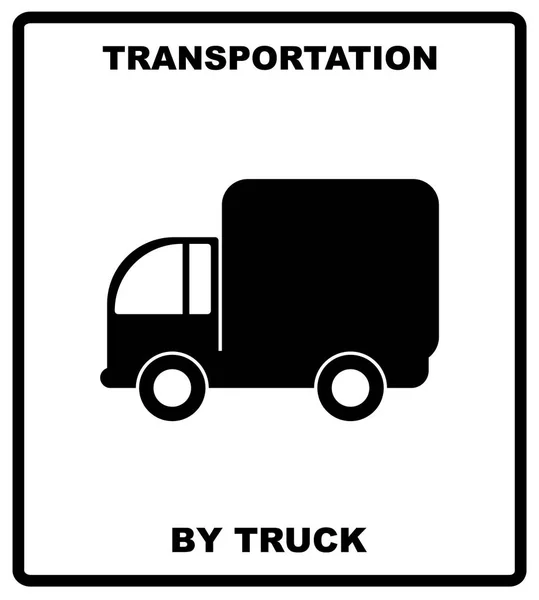 Transport de passagers et de marchandises par la mer, les chemins de fer, les avions, les camions- illustration vectorielle. Bannière d'expédition de fret pour la boîte. Illustration vectorielle. Silhouette noire isolée sur blanc — Image vectorielle