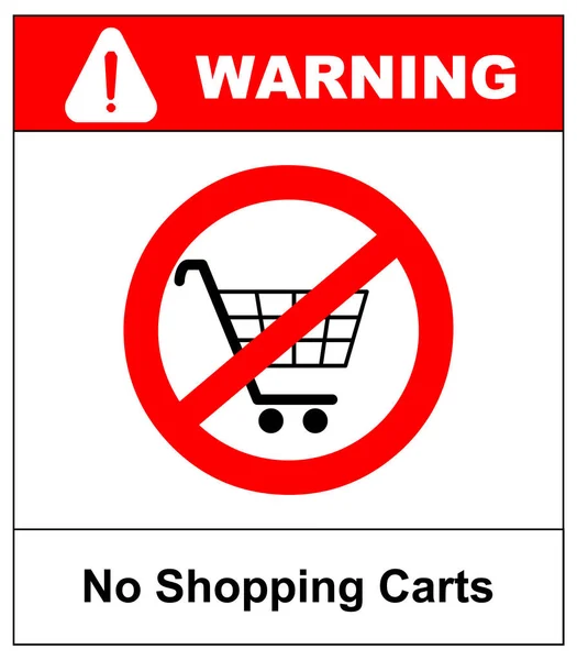 No shopping cart sign — Stock Vector © Arcady 28145259