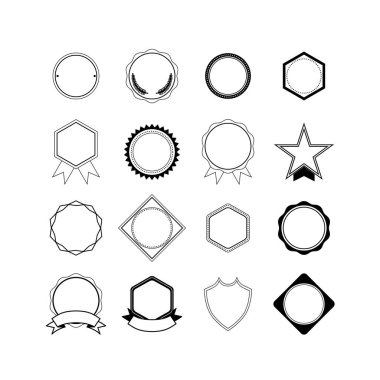 Beyaz izole kulanıyorsun madalya. etiket tasarımları.