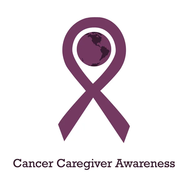 Dia internacional de conscientização de cuidadores de cancro —  Vetores de Stock
