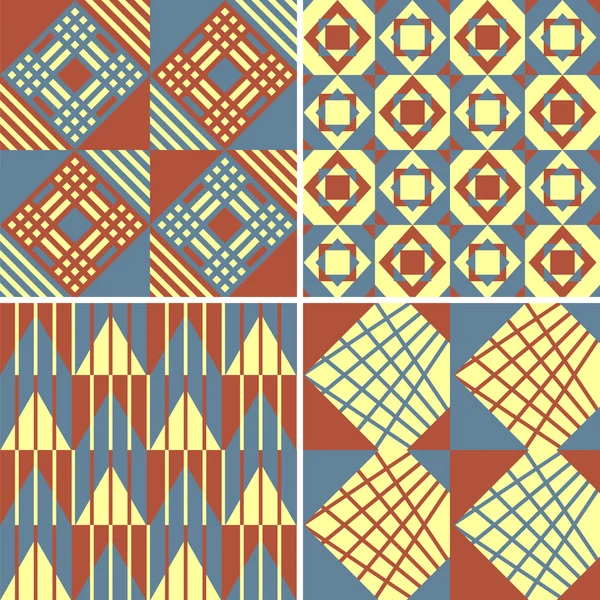 Patroon geometrie set — Stockvector