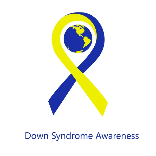 International day of down syndrome awareness — Stockový vektor