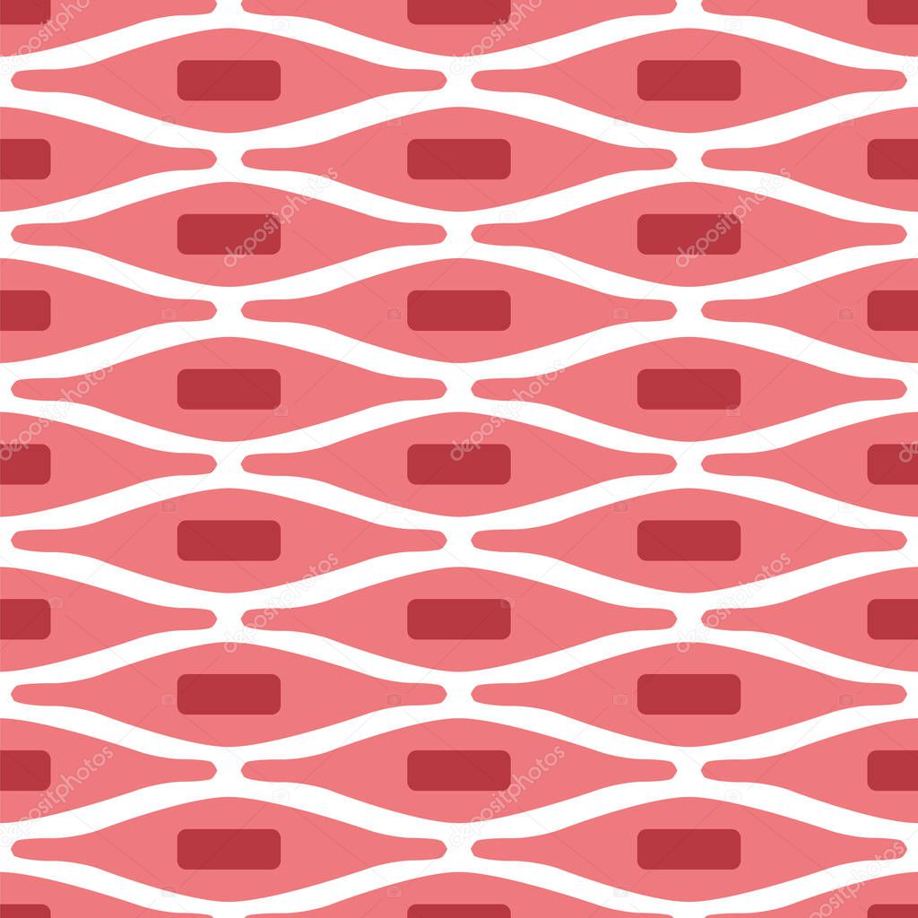 muscle tissue seamless pattern