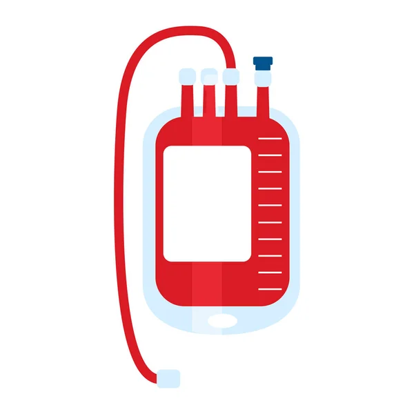 Icono de bolsa de sangre — Vector de stock