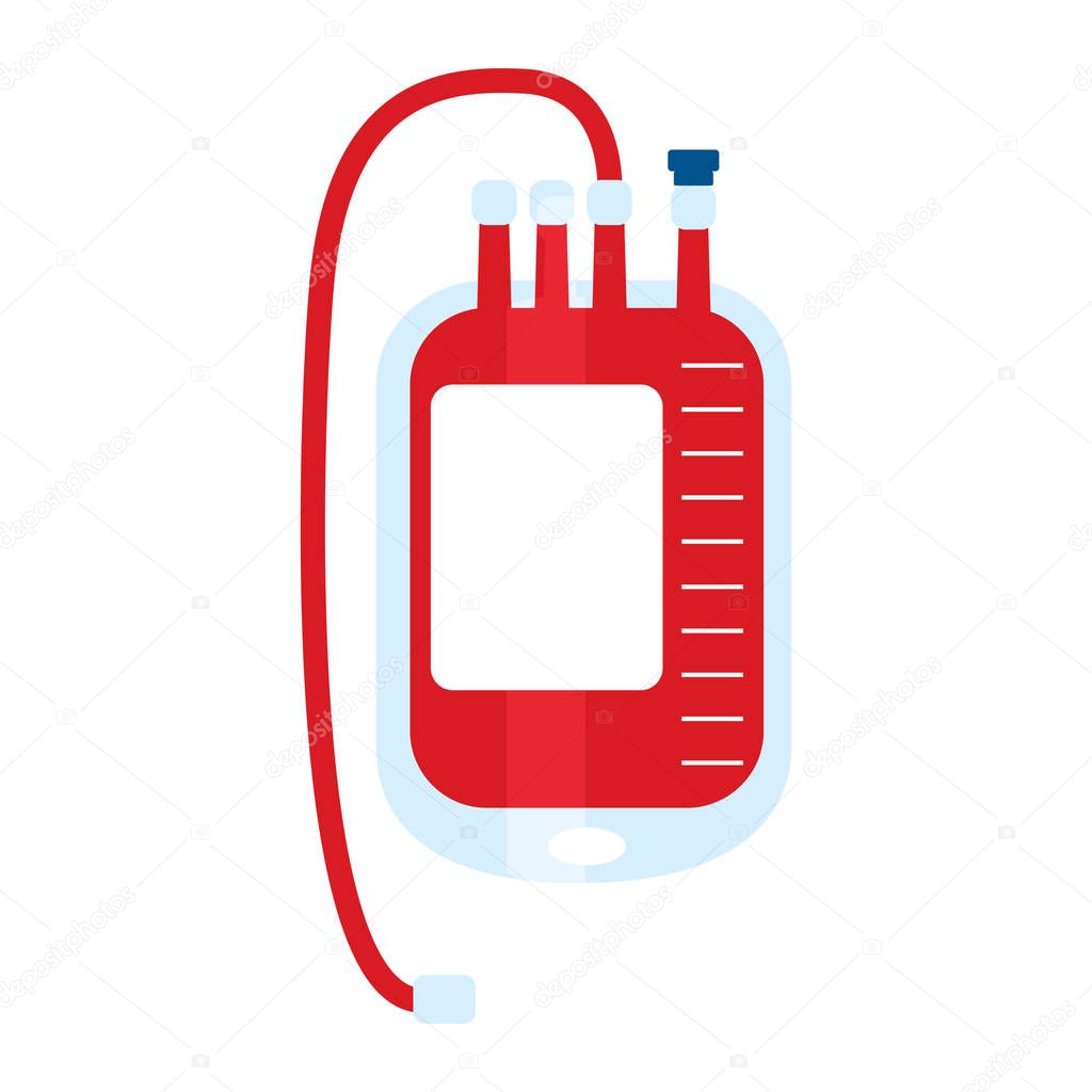 Blood bag icon — Stock Vector © GreenVector #138974480