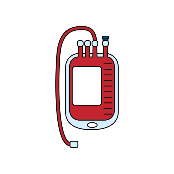 Icono de bolsa de sangre — Vector de stock