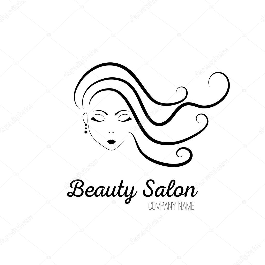 beauty hair face woman silhouette
