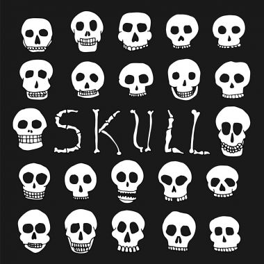 El çizimi kafatası