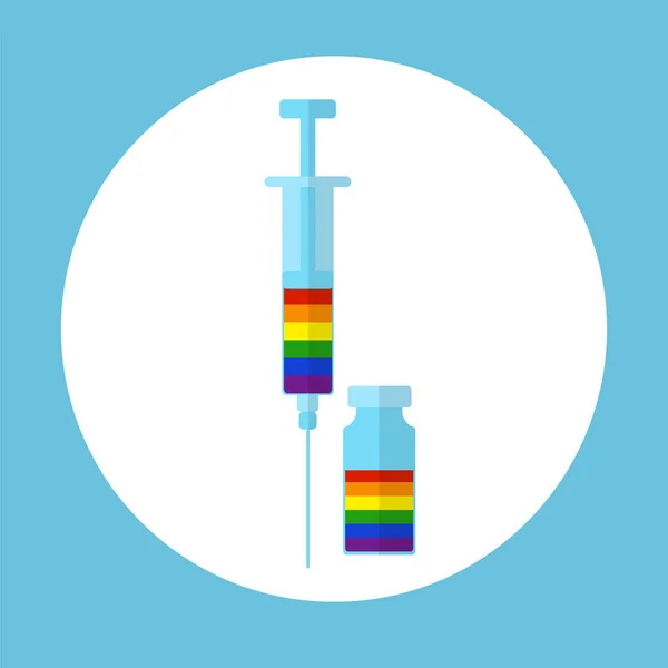 LGBT sağlık kavramı — Stok Vektör