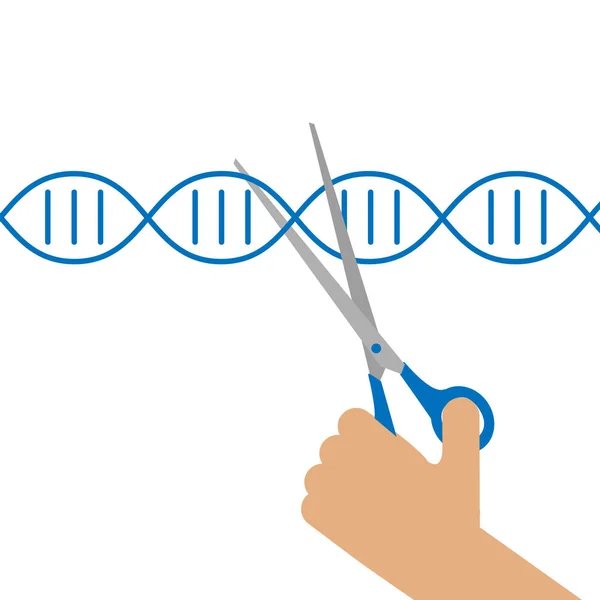 Ręcznego inżynierii genetycznej — Wektor stockowy