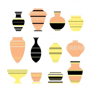 Çanak çömlek Icon set