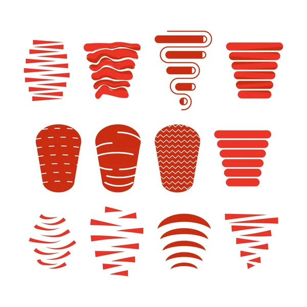 Döner kebap Icon set