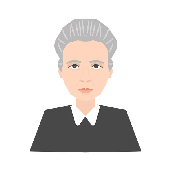 Famoso retrato científico — Vector de stock