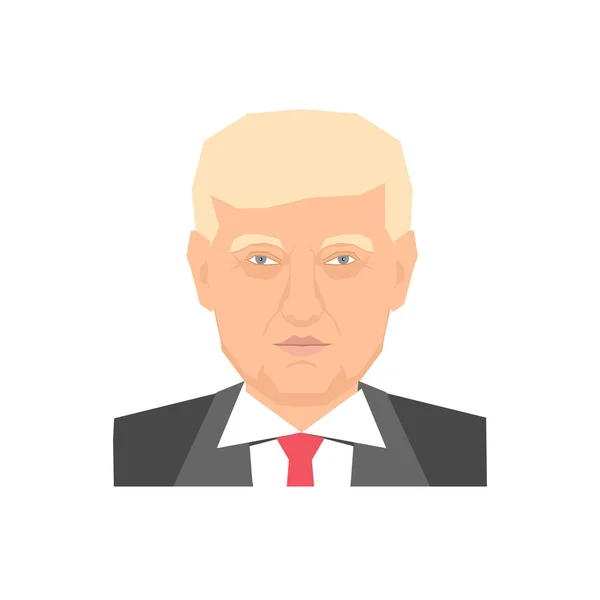 Retrato de Donald Trump — Archivo Imágenes Vectoriales