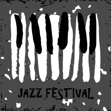 Grunge piyano klavye