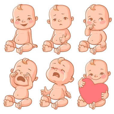 Bebek duygular seti