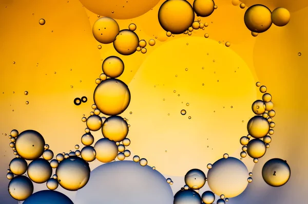 oil drops on water