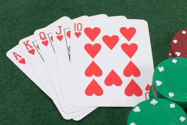 Masada oyun kağıdı havai görünümü kadar kapatın