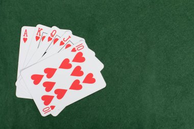 Floş kumar ve poker konseptiyle