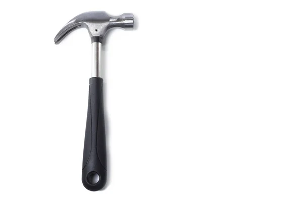 Nuevo martillo de garra de metal de acero sobre blanco —  Fotos de Stock