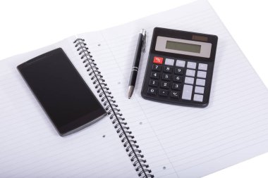 Hareket eden telefon ile hesap ve defter