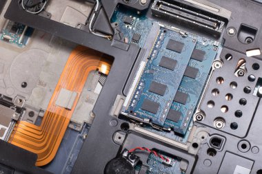 İç kablolama ve bilgisayar elektrik bileşenleri