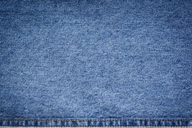 Mavi Jeans kumaş üst dikiş arka plan ile