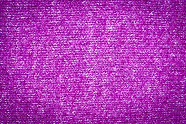 Hintergrund Textur aus Wollstoff von lila Farbe — Stockfoto